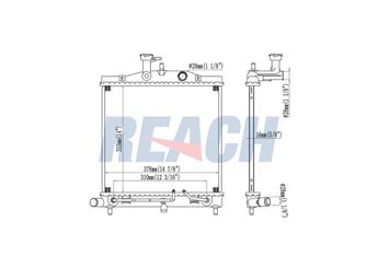 Su Radyatörü  RADISEN RR 66771  2531007550 2531007530 2531007850 2531007532 2531007800