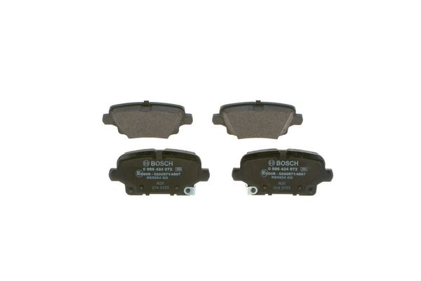 Fren Disk Balata Arka Opel Insignia B Grand Sport (2017->)  BOSCH 0 986 424 872