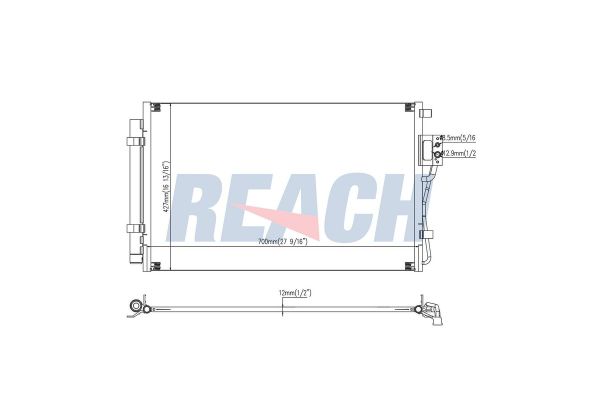 Klima Radyatörü  Hyundai Santa Fe (CM)(2006->)  VALEO 814100
