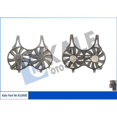 Radyatör Fan ve Motoru  Mercedes E -Serisi (Benzin) Sedan (BM 210)(05.1995->)  WENDERPARTS MA0015001693