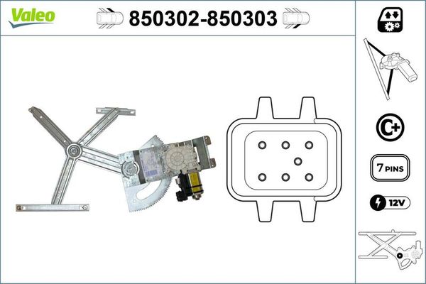 Cam Krikosu Ön Sol VALEO 850302