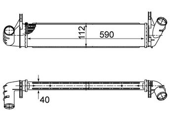 Turbo Radyatörü  MAHLE CI 495 000S  8200409045