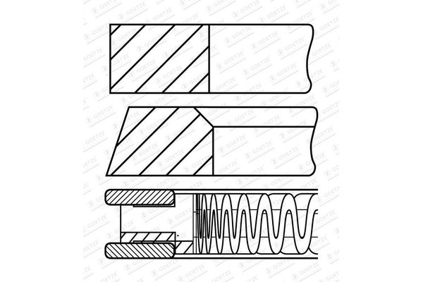 Segman (81.60MM-STD)  RIK 43140-000