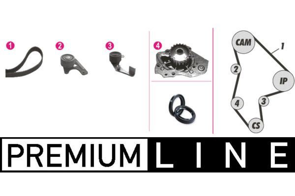 Devirdaim Su Pompası  Citroen Jumper Kombi (10.1994->)  MAHLE CPK 47 000P