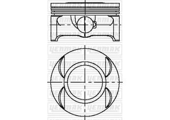 Piston (81.00MM-STD)  YENMAK 31-04229-100  