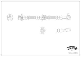 Fren Hortumu Ön Sağ veya Sol CORTECO 19036380  19036380 462108H30A 46210-8H30A
