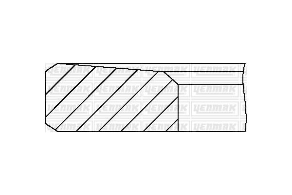Segman (93.67MM-0.65)  YENMAK 91-09420-065