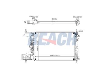 Su Radyatörü  OPEL ORJINAL 13267651  13267651 52422263