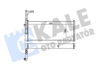 Kalorifer Radyatörü  KALE 232400  8C4618N261AA