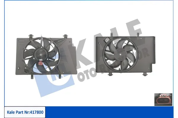 Radyatör Fan ve Motoru  KALE 417800