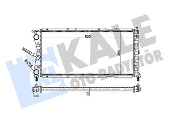 Su Radyatörü  KALE 351940  2015000803 46466627 71735351 71735366 71736188 7718669 K46466627