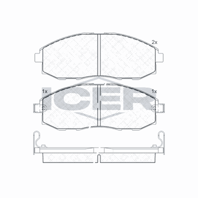 Fren Disk Balata Ön Hyundai H-1 Starex (->2008)  AYD 60031AA
