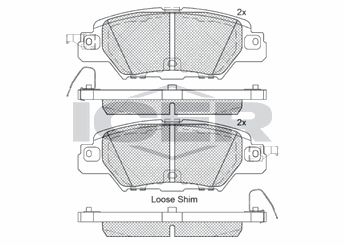 Fren Disk Balata Arka AYD 60622A  KAY02648ZA KAY02648A KAY0-26-48A KAY02648Z KAY0-26-48Z KBY62648Z KBY6-26-48Z