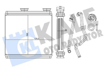 Kalorifer Radyatörü  PSA ORJINAL 95193258  95193258