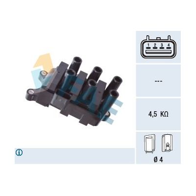 Ateşleme Bobini  Ford Mondeo S.Wagon (GE)(2000->)  FORD ORJINAL 5F2E12029AB