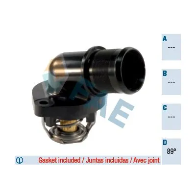 Terrmostat 89 °C  Peugeot 306 3K/ HB/ Sedan (S2)(04.1997->)  FITPART FIT24004063P