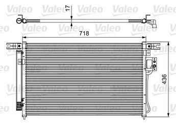 Klima Radyatörü  VALEO 814425  976062B100 97606-2B100