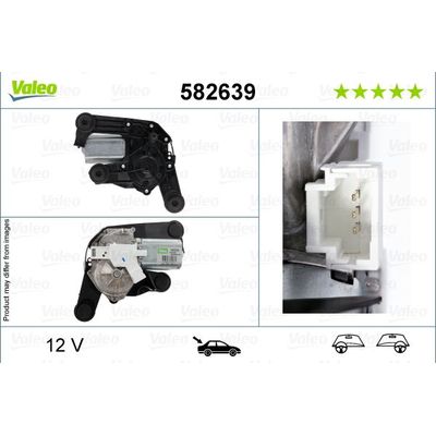 Silecek Mekanizma Motoru Arka Citroen C3 (09.2009->)  VALEO 582639