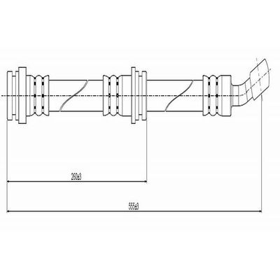 Fren Hortumu Ön Sağ veya Sol CAVO C800 340A