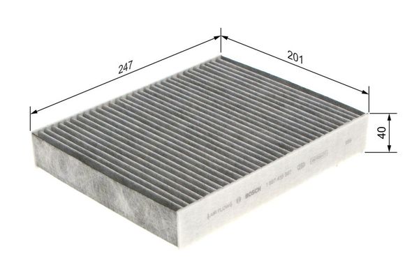 Polen Filtresi  Porsche 718 Boxster (Typ 982)(01.2016->)  BOSCH 1 987 435 567