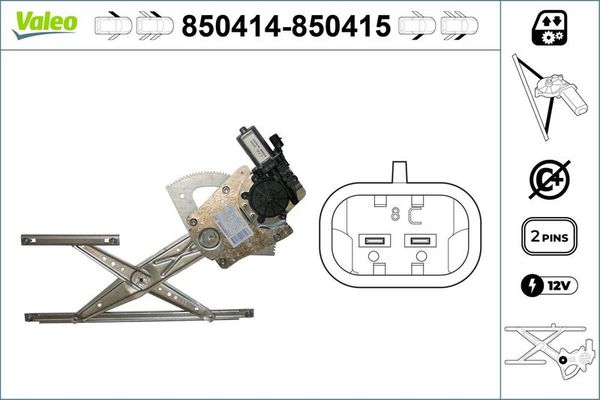 Cam Krikosu Ön Sol VALEO 850414