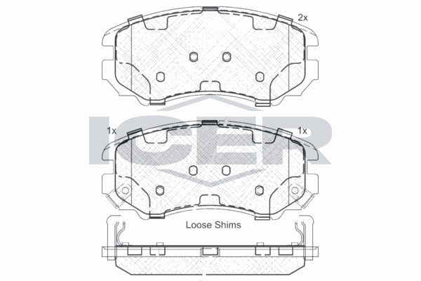 Fren Disk Balata Ön Hyundai Coupe (GK)(2002->)  MAGNETI MARELLI 323700008500