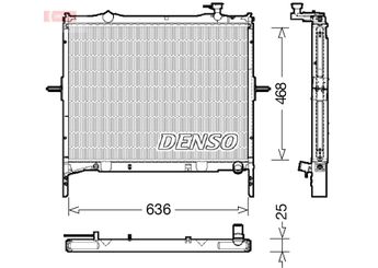 Su Radyatörü  DENSO DRM43001  DRM43001 253103E810