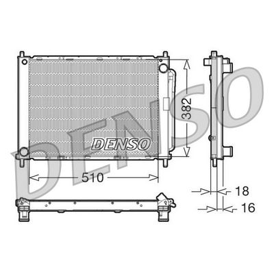 Su Radyatörü  DENSO DRM23100