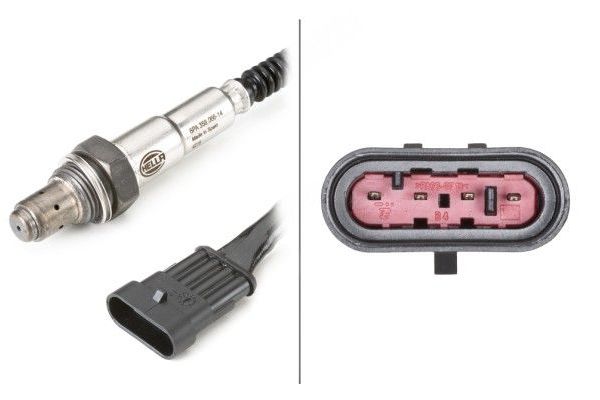 Oksijen (Lambda) Sensörü  Alfa Romeo 166 (2003->)  HELLA 6PA 358 066-141