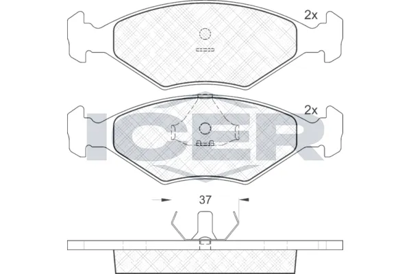 Fren Disk Balata Ön AYD 60088AA