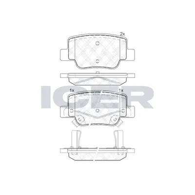 Fren Disk Balata Arka Toyota Verso (AUR2/ZGR2)(2009->)  KRAFTVOLL 07010423