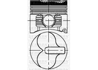 Piston  YENMAK 4567-050  31-04567-050