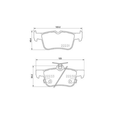 Fren Disk Balata Arka Ford Focus 4/5 Kapı (CGE)(2018->)  MAGNETI MARELLI 363700424201