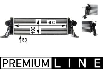 Turbo Radyatörü  MAHLE CI 370 000P  5801255907 0005801255907 5801526777