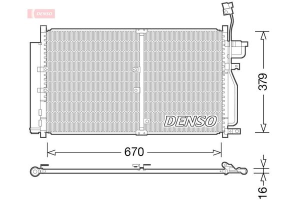 Klima Radyatörü  DENSO DCN15003