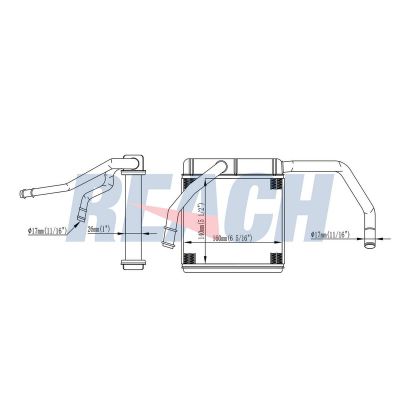 Kalorifer Radyatörü  Mazda BT-50 (UN)(11.2006->)  TRAL XM34 18476 CA