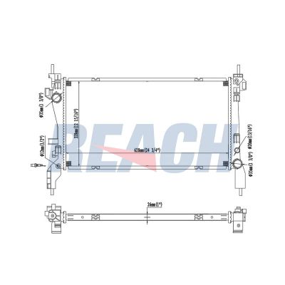 Su Radyatörü  Citroen Nemo (03.2008->)  MGA 80444