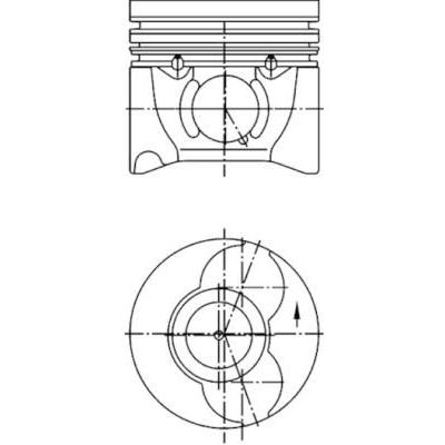 Piston (85.00MM-STD)   Citroen Jumper P.Van (01.2002->)  KONEKS 229940