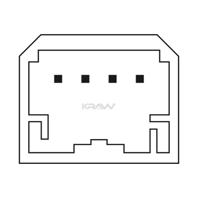 Cam Açma Düğmesi Ön Sağ Citroen Nemo (03.2008->)  MCAR AN-227