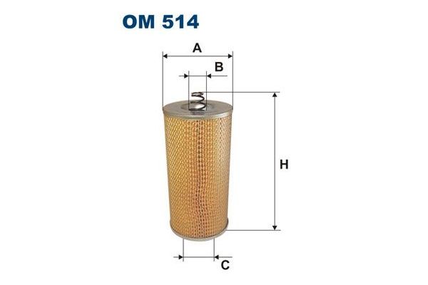 Yağ Filtresi  FILTRON OM 514