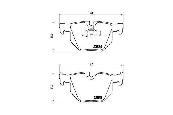 Fren Disk Balata Arka BMW M3 Serisi Cabrio (E93)(2008->)  MAGNETI MARELLI 363700406039