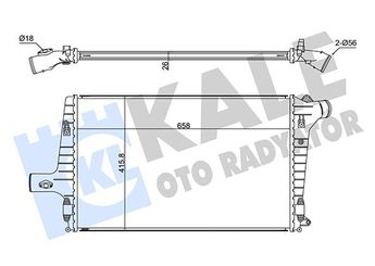 Turbo Radyatörü  KALE 352380  4B0145805A 4B0.145.805A