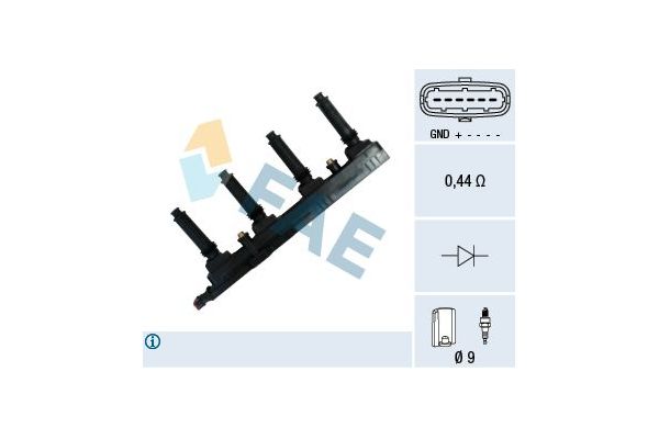 Ateşleme Bobini  Opel Astra H GTC (2004->)  PSA ORJINAL 9198834