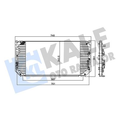 Klima Radyatörü  KALE 345820