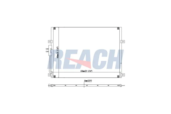 Klima Radyatörü  VEKA 43-1202