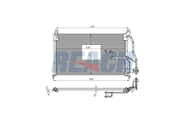 Klima Radyatörü  VEKA 43-3231