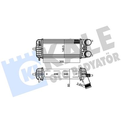 Turbo Radyatörü  KALE 020CAC140