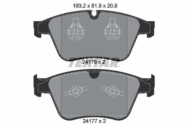 Fren Disk Balata Ön Mercedes R -Serisi (BM 251)(09.2005->)  TEXTAR 2417601