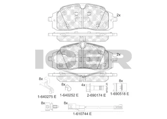 Fren Disk Balata Ön FORD ORJINAL KTPZ312K021AD  KTPZ312K021AD