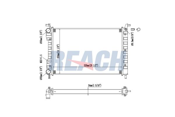 Su Radyatörü  ORİS 1801-4811